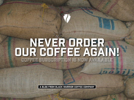 Never Order Our Coffee Again!