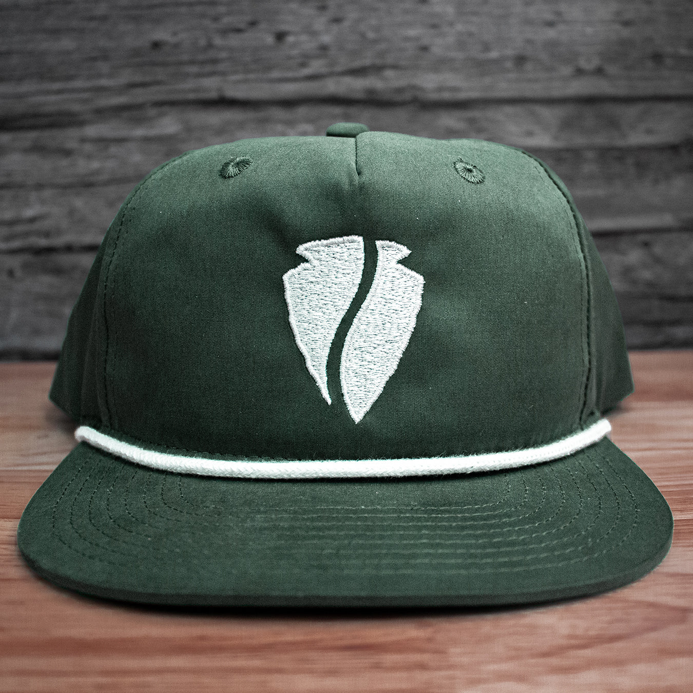 Classic Arrowhead Rope Hat | Green